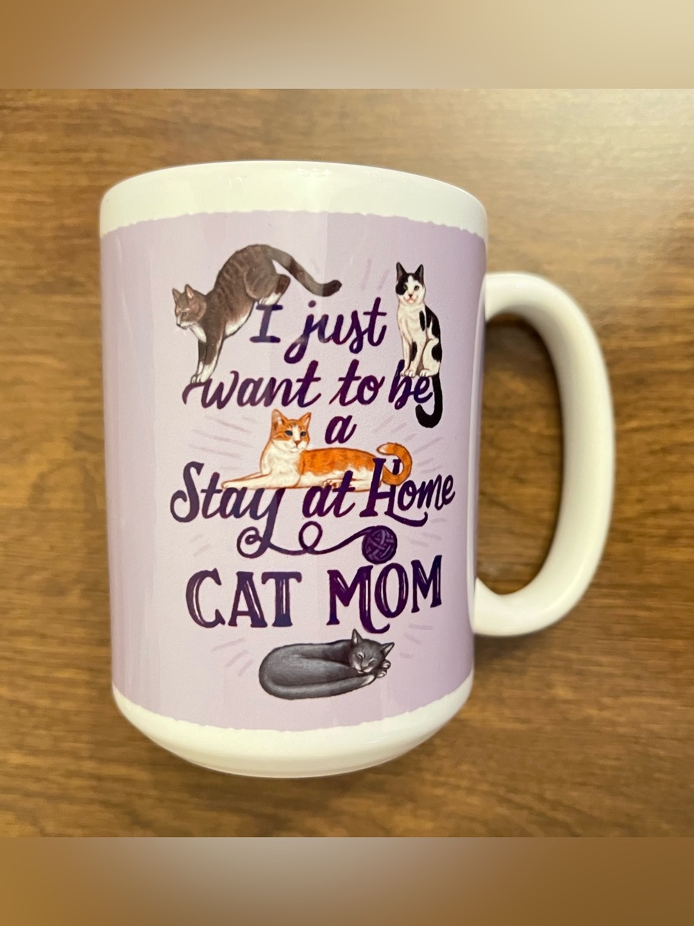 Stay at Home Cat Mom Mug